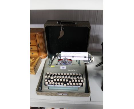 A Smith Corona typewriter 
