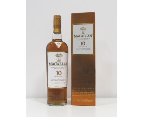 MACALLAN 10YO
A bottle of the world famous Macallan 10 Year Old Single Malt Scotch Whisky matured in Sherry Oak Casks from th