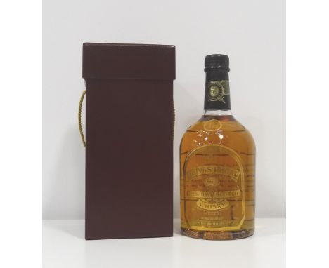 CHIVAS REGAL 12YO
A bottle of the Chivas Regal 12 Year Old Blended Scotch Whisky bottled exclusively for their Valued Employe