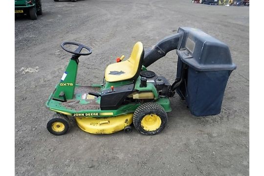 john deere gx75 riding mower