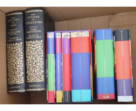 Rowling, J K&nbsp;
Box set of Harry Potter&nbsp;to include The Philosphers Stone, The Chamber of Secrets, The Goblet of Fire 