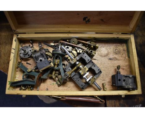 Steam:&nbsp;a Stuart Double 10 steam engine, with reverse, in parts.