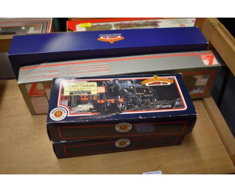 Bachmann OO Gauge:&nbsp;a group of locomotives, comprising: Class G2A, No: 31-477DC; Ivatt Tank 41273, No: 31-450A; Ivatt Tan