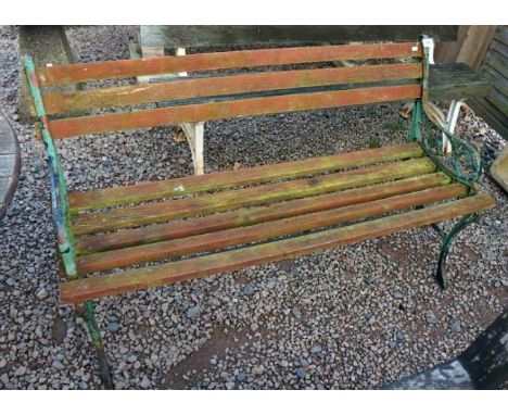 Small garden bench