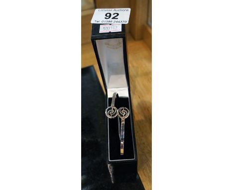 Boxed silver bangle
