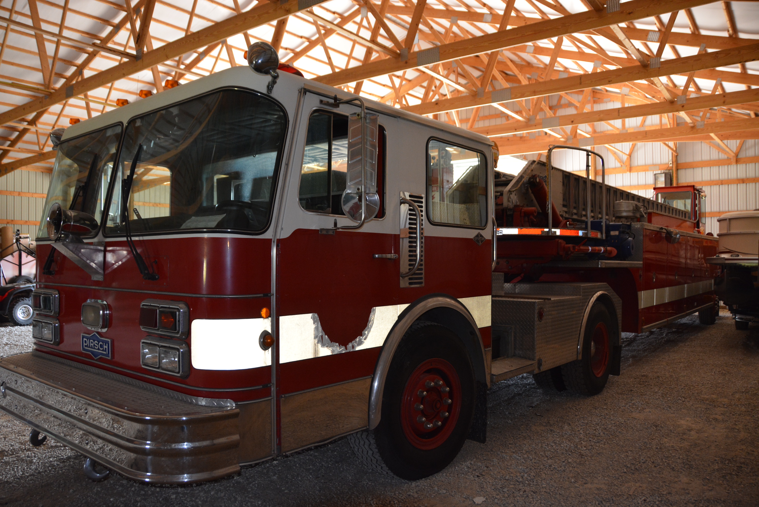 1987 Spartan Fire Tiller ladder truck 64064miles