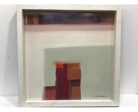 W Graham, Abstract, oil on panel, signed (55cm x 55cm)