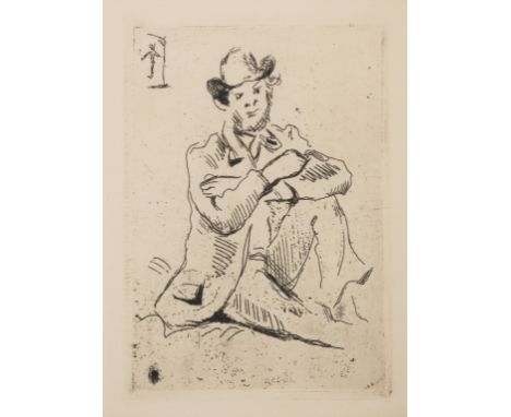 Paul Cézanne (1839-1906)Portrait of GuillauminEtching, 1873, printed later, on laid paper, with full margins, sheet 330 x 252