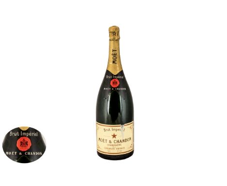 Moet &amp; Chandon Brut Imperial - Magnum Large Bottle of Champagne. 150 cl - 12% Vol. Seal Intact. Excellent Bottle of Vinta