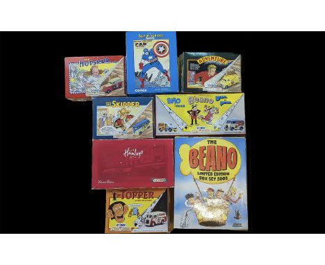 Collection of Corgi Comic Classic Die Cast Models, comprising The Skipper, Adventure, The Topper, The Hotspur, Biffo Bear & B