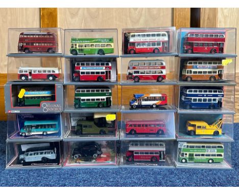 Corgi Transport Interest. A Good Collection of Corgi Omnibus Vehicles, All Look to be In Unused Condition, Cases a Little Wor