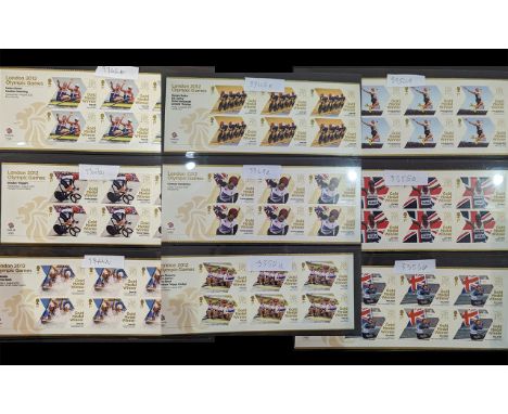 Stamp Interest - Album of London 2012 Gold Medal Winners Stamp Collection.