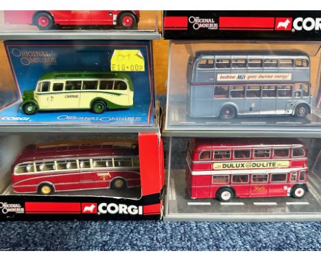 Corgi Original Ominbus Vehicles Interest. Good Collection of Corgi Transport Vehicles, All Look to Be In Unused Condition, Bo