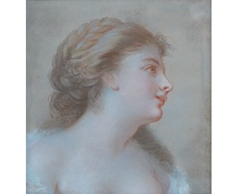 Old master style, 19th century, pastel on paper, Portrait of a lady, unsigned, 33 x 22cm. Condition - fair to good