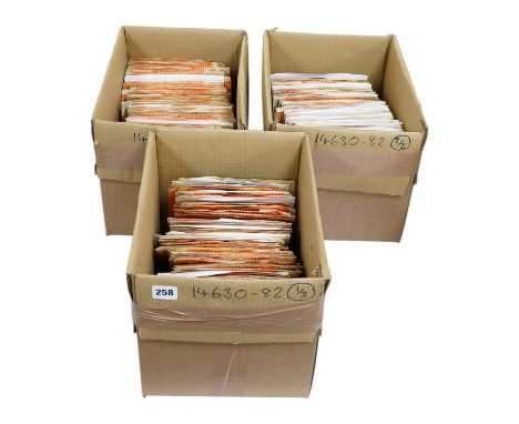 Three boxes of 7 inch singles, all on Decca record label, artists include; Dave Berry, Billy Fury, the Big Three, Chris Ravel