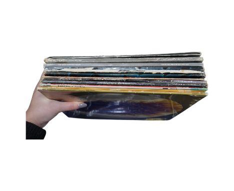 Fourteen The Who LP record albums including; Quadrophenia, Tommy, The Story of the Who, Magic Bus, Direct Hits, Roger Daltrey