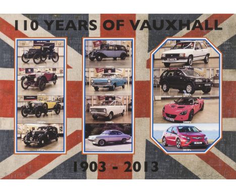 δ Peter Blake (b.1932)110 Years of VauxhallGiclée printed in colours, 2013, signed and numbered from the edition of 110 in pe