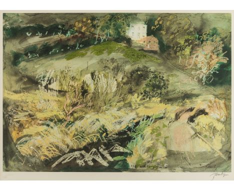 δ John Piper (1903-1992)Llangloffan (not in Levinson)Lithograph printed in colours, 1980, signed in pencil, from the edition 