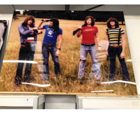 KEVIN WESTENBERG, KINGS OF LEON, COLOUR PHOTOGRAPHIC PRINT ENCLOSED IN PERSPEX, 156 x 116cms