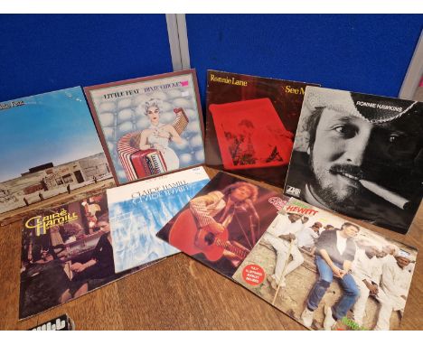 18 X LIGHT ROCK/ FOLK COUNTRY ROCK LPS: INCLUDING 2 X LITTLE FEAT, LITTLE FEAT AND DIXIE CHICKEN, RONNIE LANE - SEE ME, RONNI