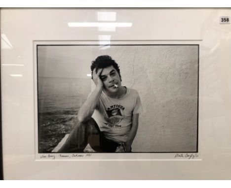 ROBERTA BAYLEY. ARR. IAN DURY, NASSAU, BAHAMAS 1981, SIGNED LIMITED EDITION BLACK AND WHITE PHOTOGRAPHIC PRINT, 1/25. 47 x 32