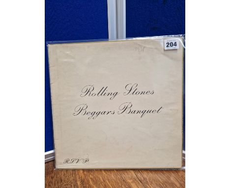 THE ROLLING STONES - BEGGARS BANQUET LP 1sT PRESSING MONO LK 4955, UNBOXED DECCA LABELS -4A/-2A, VINYL - VG