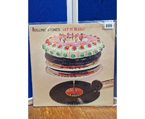 THE ROLLING STONES - LET IT BLEED LP, US PRESSING LONDON NPS -4, STERO -2/-2B, VINYL - VG PRINTED INNER.