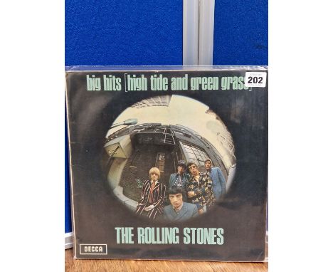 THE ROLLING STONES - BIG HITS (HIGH TIDE AND GREEN GRASS) LP 1st PRESSING, MONO DECCA TXL 101, -1A/-3A, UNBOXED DECCA LABEL, 