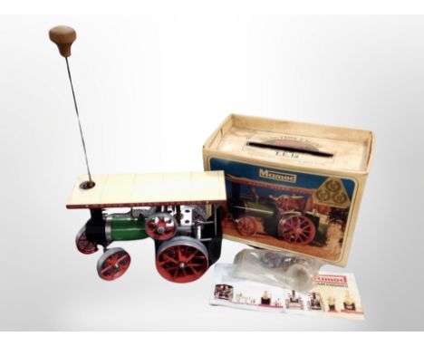 A Mamod steam tractor in box 