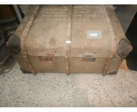 vintage travel trunk