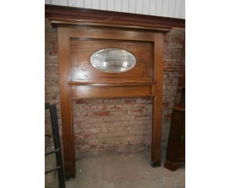 large mantle shelf/mirror