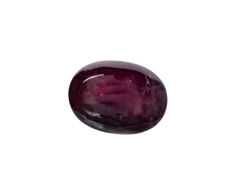 UNMOUNTED CABOCHON CUT RUBY, approximately 20.00 carats