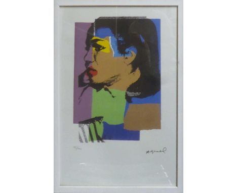 ANDY WARHOL 'Ladies and Gents', lithograph, from Leo Castelli gallery, stamped on reverse, edited by G Israel on Arches paper