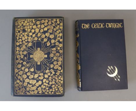 Yeats, William Butler - Poems, 8vo, blue cloth, gilt embossed design by Althea Gyles, portrait frontis, T. Fisher Unwin, Lond