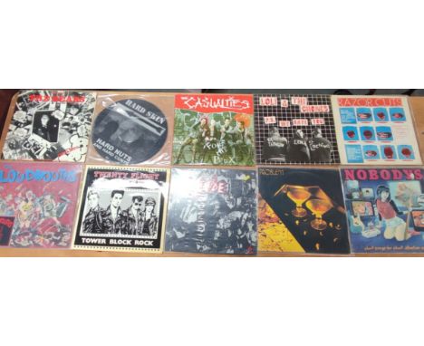 Collection of ten Punk/Rock LP's including The Loudmouths, Razor Cuts, The Casualities, Problem, Nobodys etc. (10) 