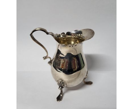 1897 Victorian Birmingham silver cream jug Weight - 90.4g 