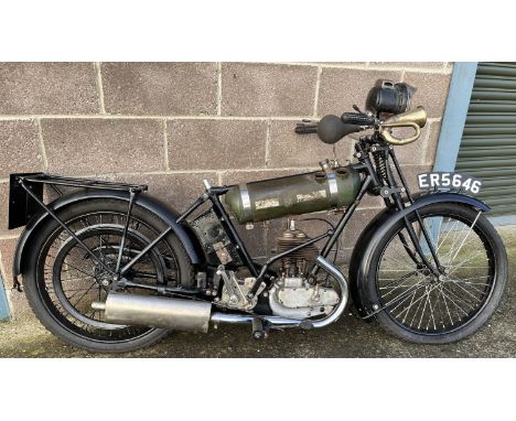 1925 BSA Model B Round TankBeing sold without reserveRegistration number ER 5646Frame number B9488Engine number B16652Long te