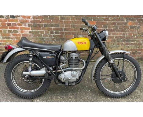 1967 BSA B44 Victor SpecialRegistration number BHY 660HFrame numberEngine numberRecent engine rebuild New valves and seats Wi