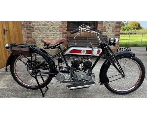 1921 Rover Imperial 5/6 hpRegistration number XA 5774Frame number 46170Engine number 8/81080EX676 cc JAP V Twin engine Made i
