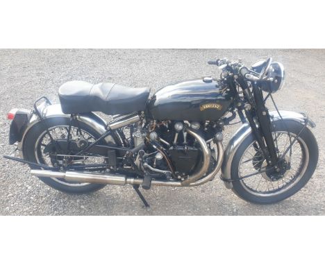 1951 Vincent Rapide Series CRegistration number LXF 617Frame number RC7200 (upper and lower)Engine number F10AB/1/5300Matchin