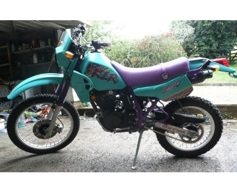 1995 Kawasaki KLR250Registration number M283 VCTFrame number JKAKLMD193080898Engine number KL25DE 0428455,674 recorded milesU