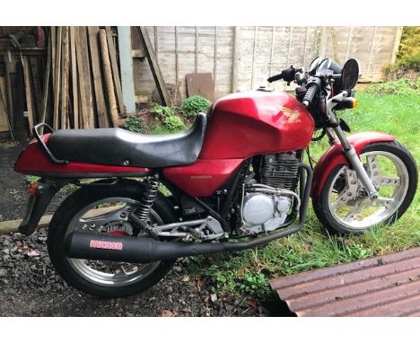 1986 Honda XBR 500G Being sold without reserve Registration number D35 YLF Frame number PC 155100711 Engine number PC15E51007