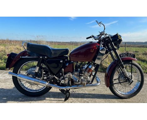 1957 Scott Flying SquirrelRegistration number VOC 621Frame number S1100Engine number DPY 5513Purchased in 2023Totally restore