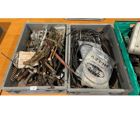 Assorted motorcycle spares and items Being sold without reserve Please note the Buyer’s Premium for the automobilia &amp; pro