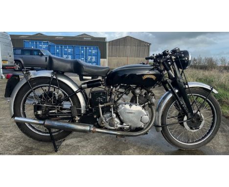 1950 Vincent Comet Registration number AAS 342 Frame number RC1 5608 Engine number F5AB/2A/5340 Purchased in 2005 Restored by