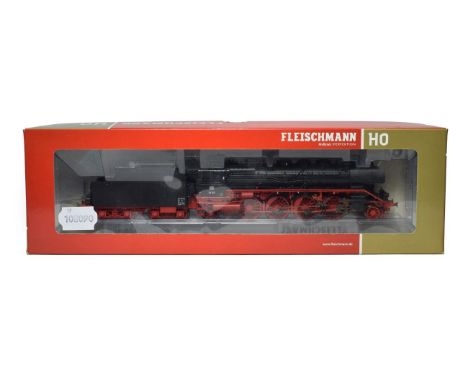 Fleischmann HO Gauge 413872 2-8-2 DB 39 186 Locomotive black, fitted with sound (E box E-G)