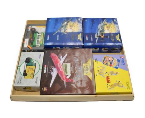 Corgi Aviation Archive 47602 Vickers Viscount Parcelforce, AA 32202 P51D Mustang and AA332201 P51D Mustang (all E boxes G) an