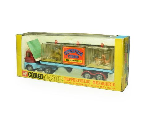 Corgi Chipperfields Circus 1139 Menagerie Scammell Handyman Tractor Unit (E box G)