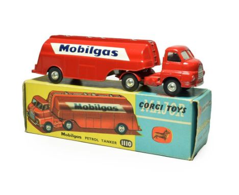 Corgi 1110 Bedford S Type Mobilgas Petrol Tanker (E box G-E, with card insert) 