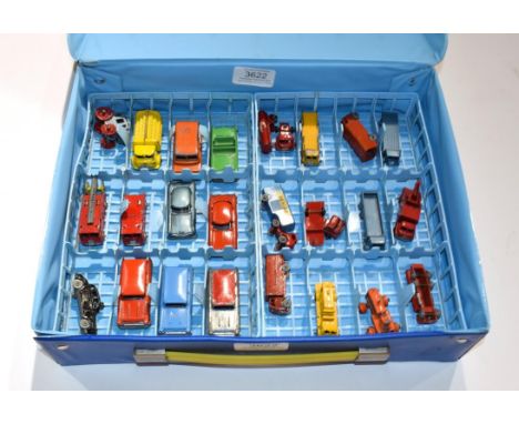 Benbros Various Unboxed Vehicles 3xStation wagons, Police car, 2xHudson tourer, 2xFire engine (one lacks ladder) Ford Convert